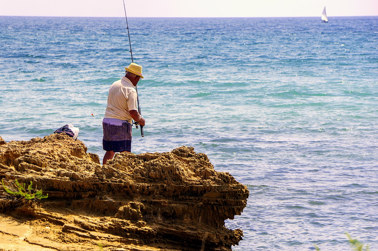 fisherman  fishing  sea free photo