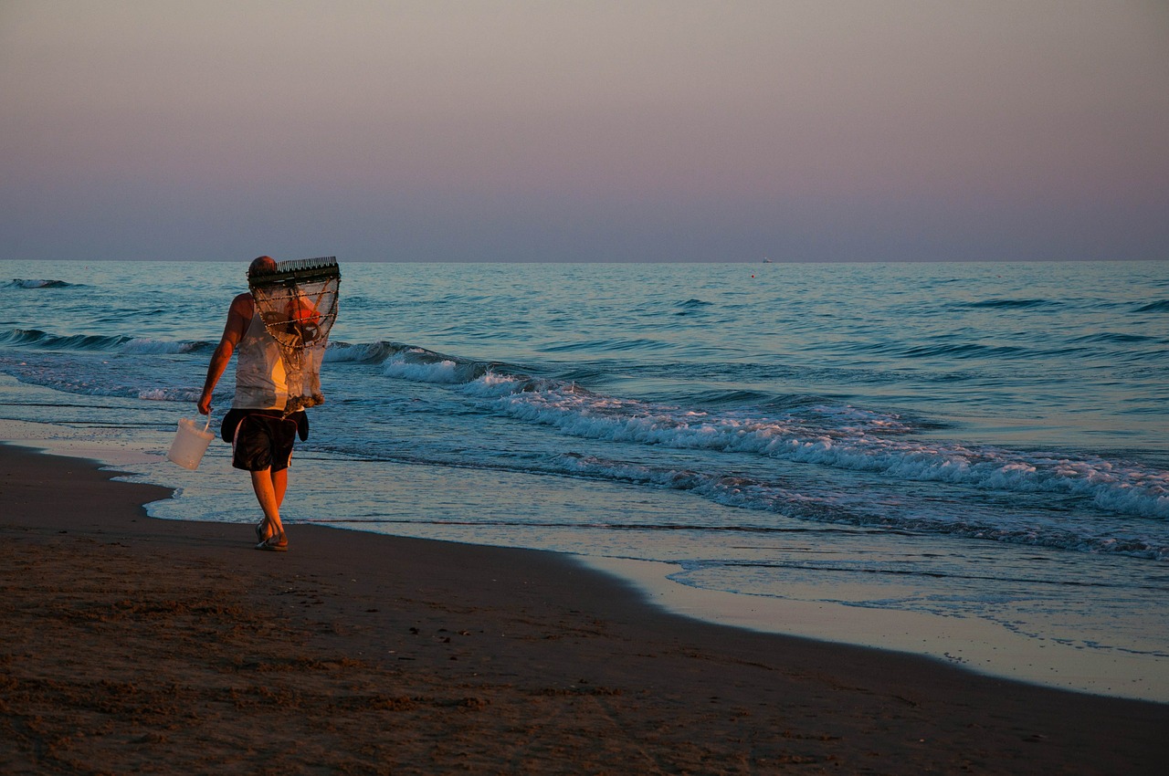 fisherman beach people free photo