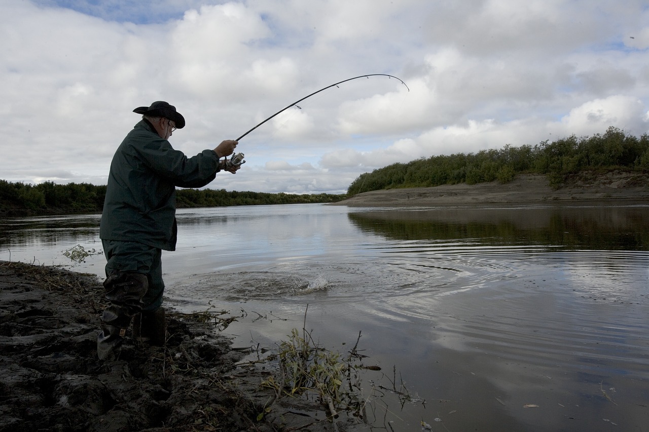 fisherman angler fishing free photo