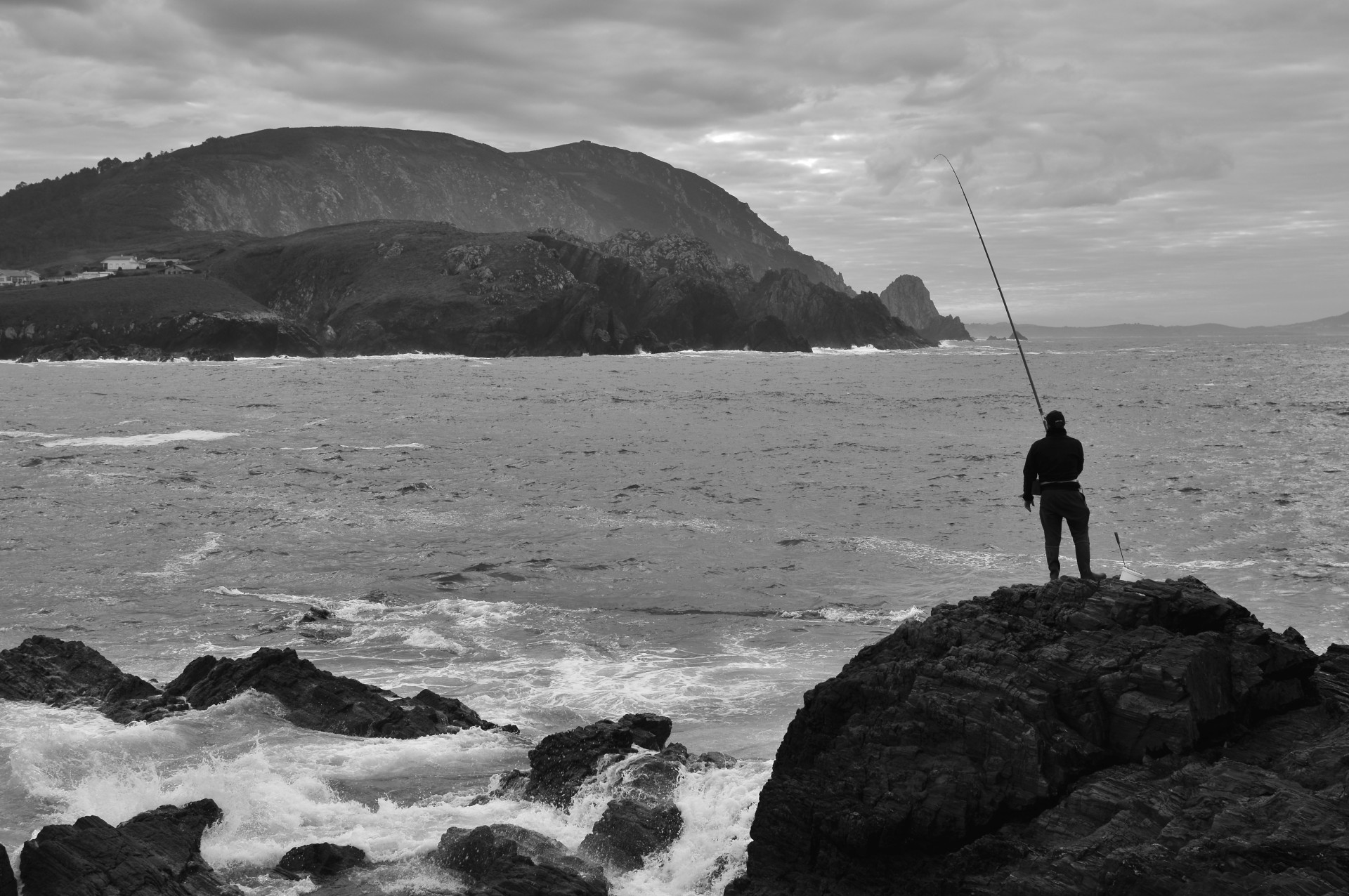 fisherman coast cliff free photo