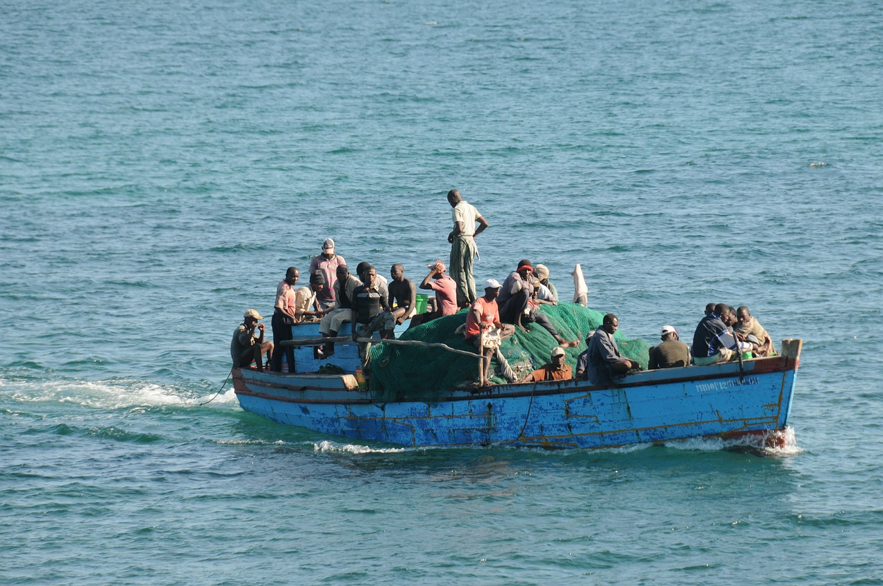 fishermen africa mar free photo