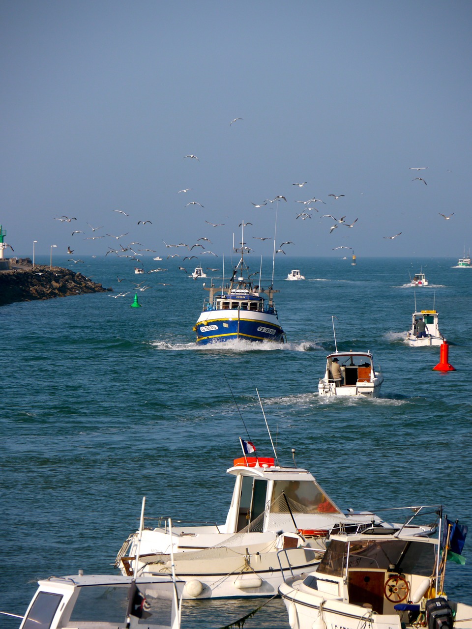 port saint gilles croix de vie sea free photo