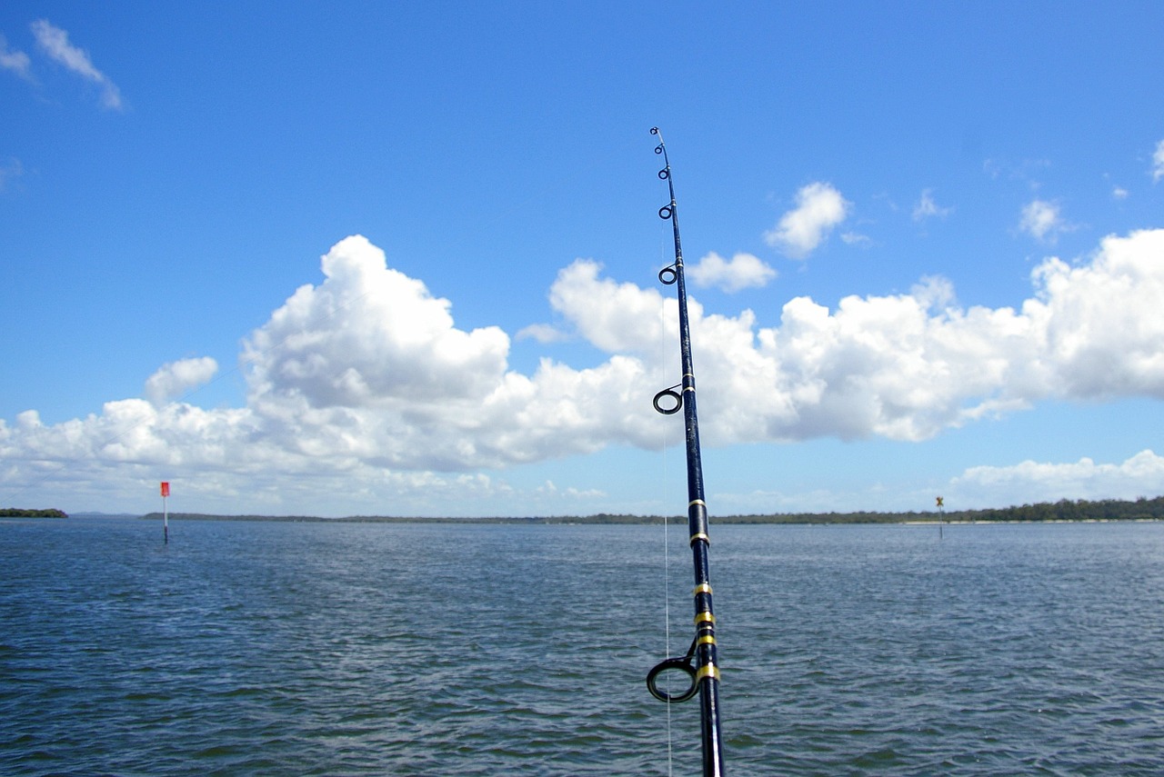 fishing sky sea free photo