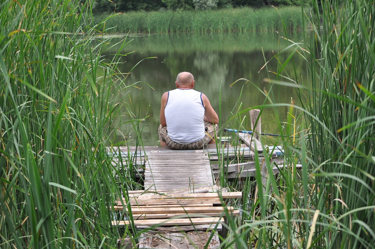 fishing lake village free photo