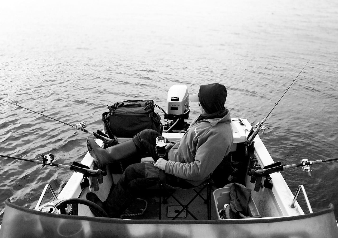 fishing boat man free photo