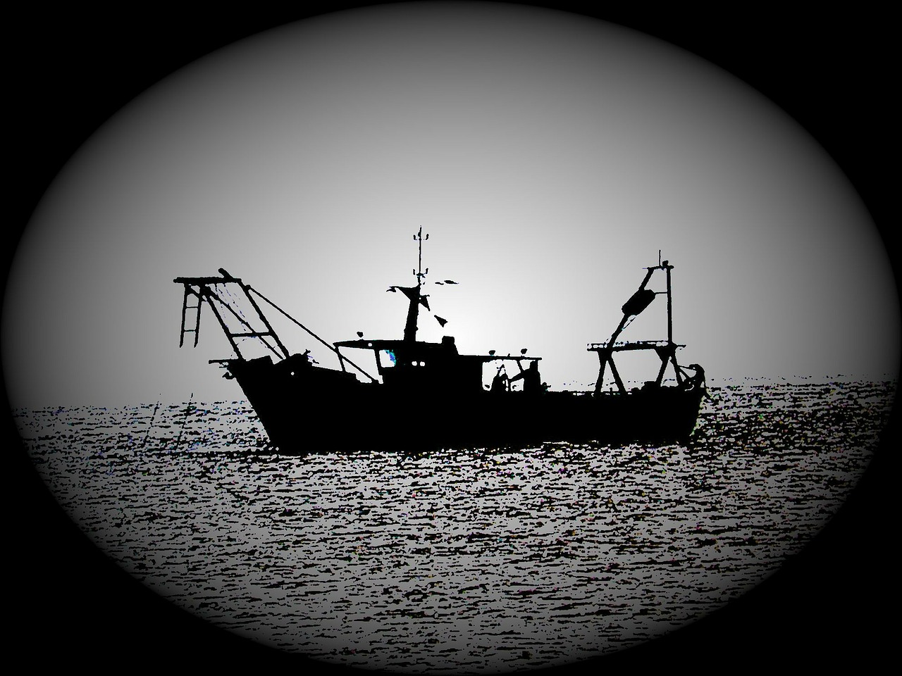 fishing fishing boat shadow free photo