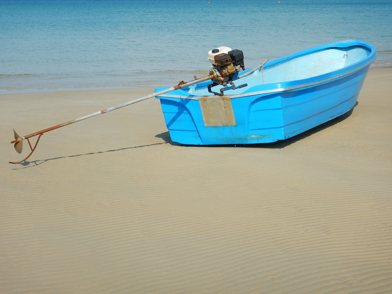 fishing beach boat free photo