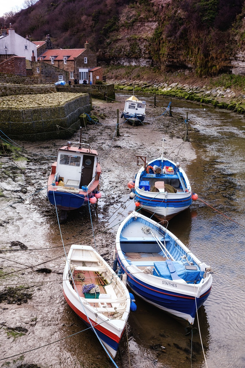 fishing boat village free photo