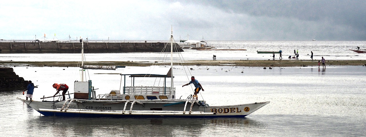 fishing boat outrigger free photo