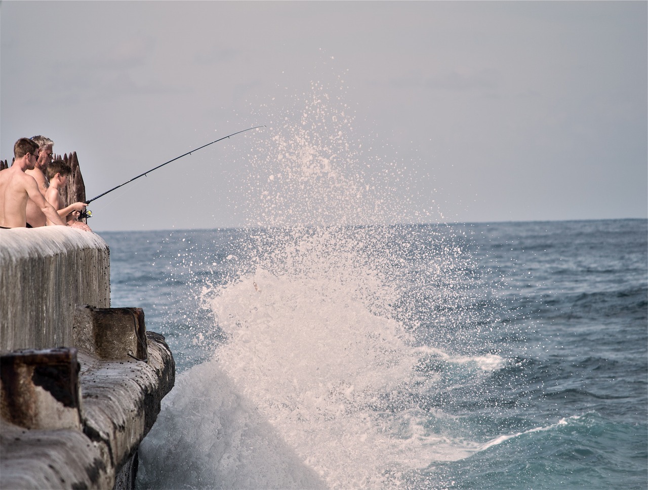 fishing dock pier free photo