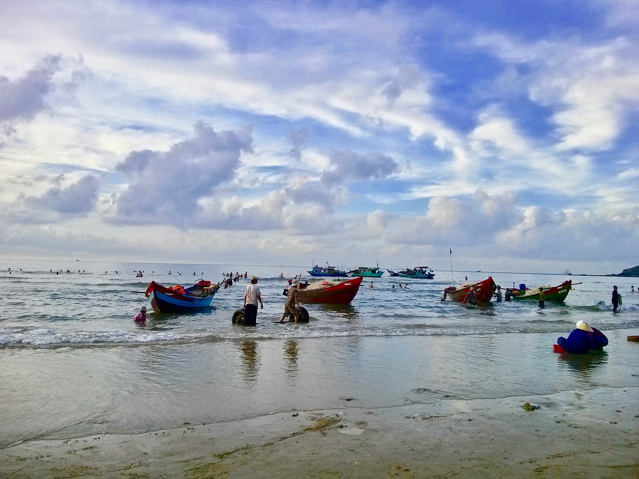 fishing  coast  the boat free photo