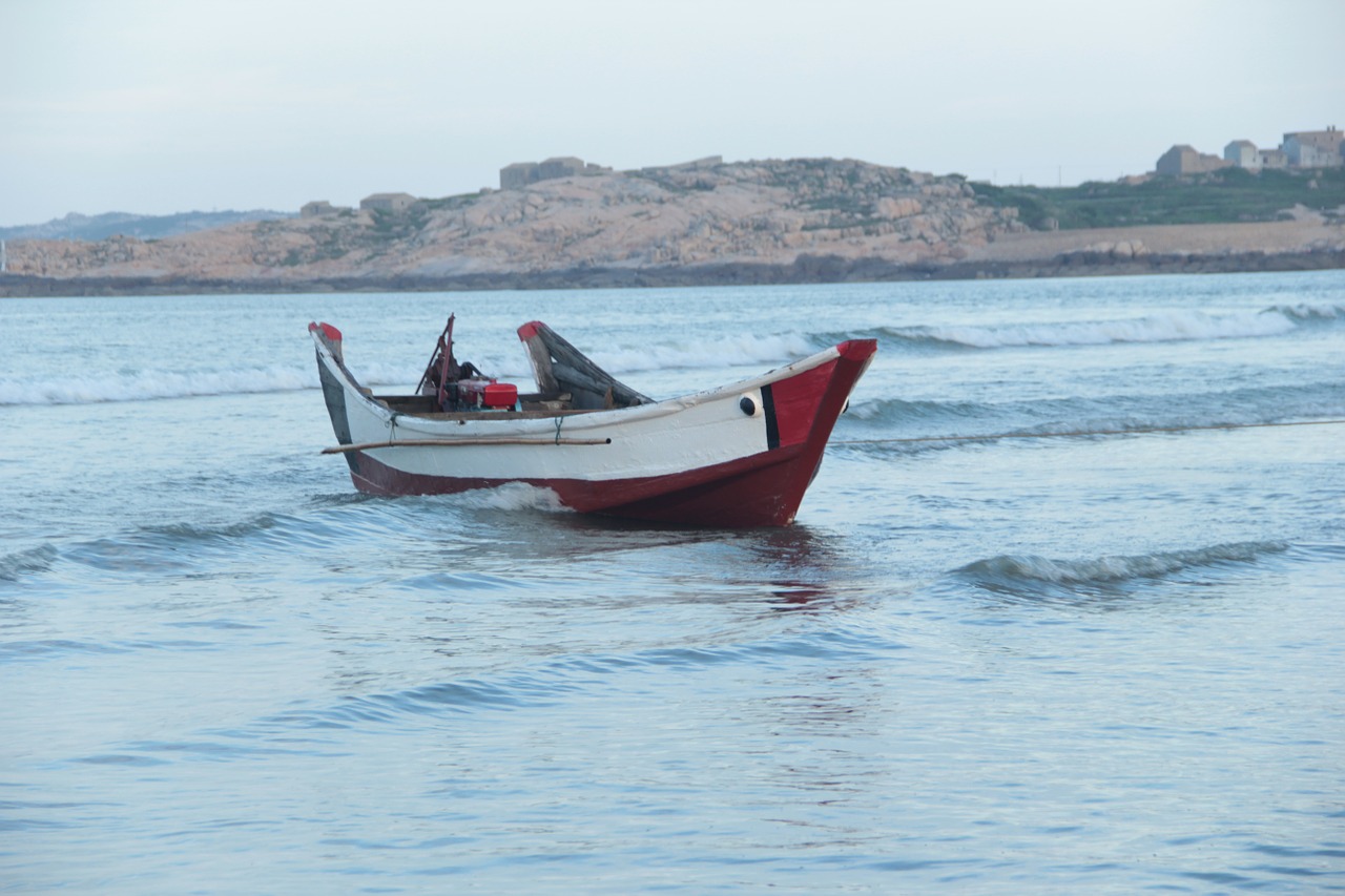 fishing island sea free photo