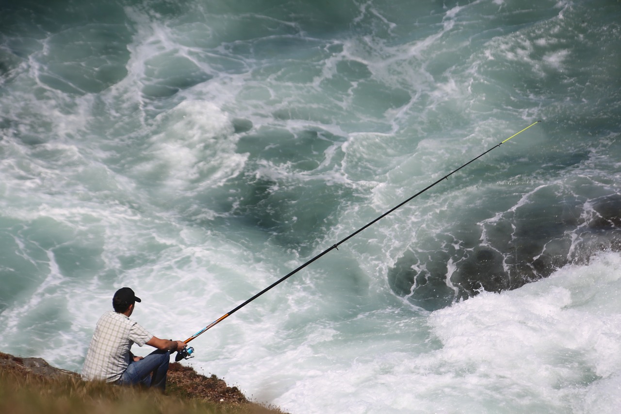 fishing fisherman sea free photo