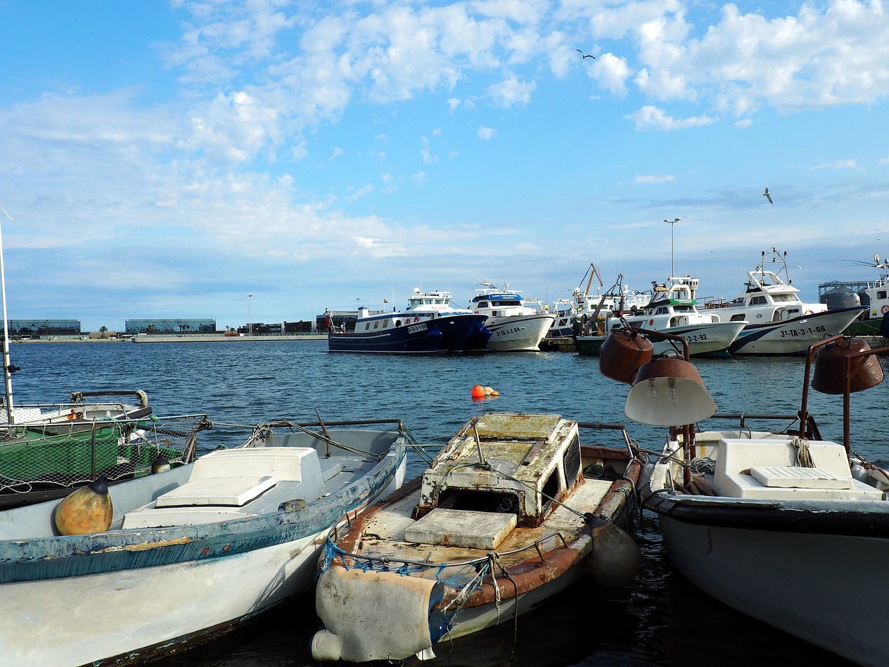 fishing boat spain tarragona free photo