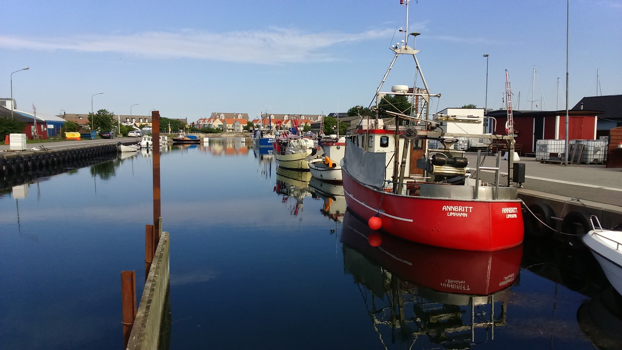 fishing boat port limhamn free photo