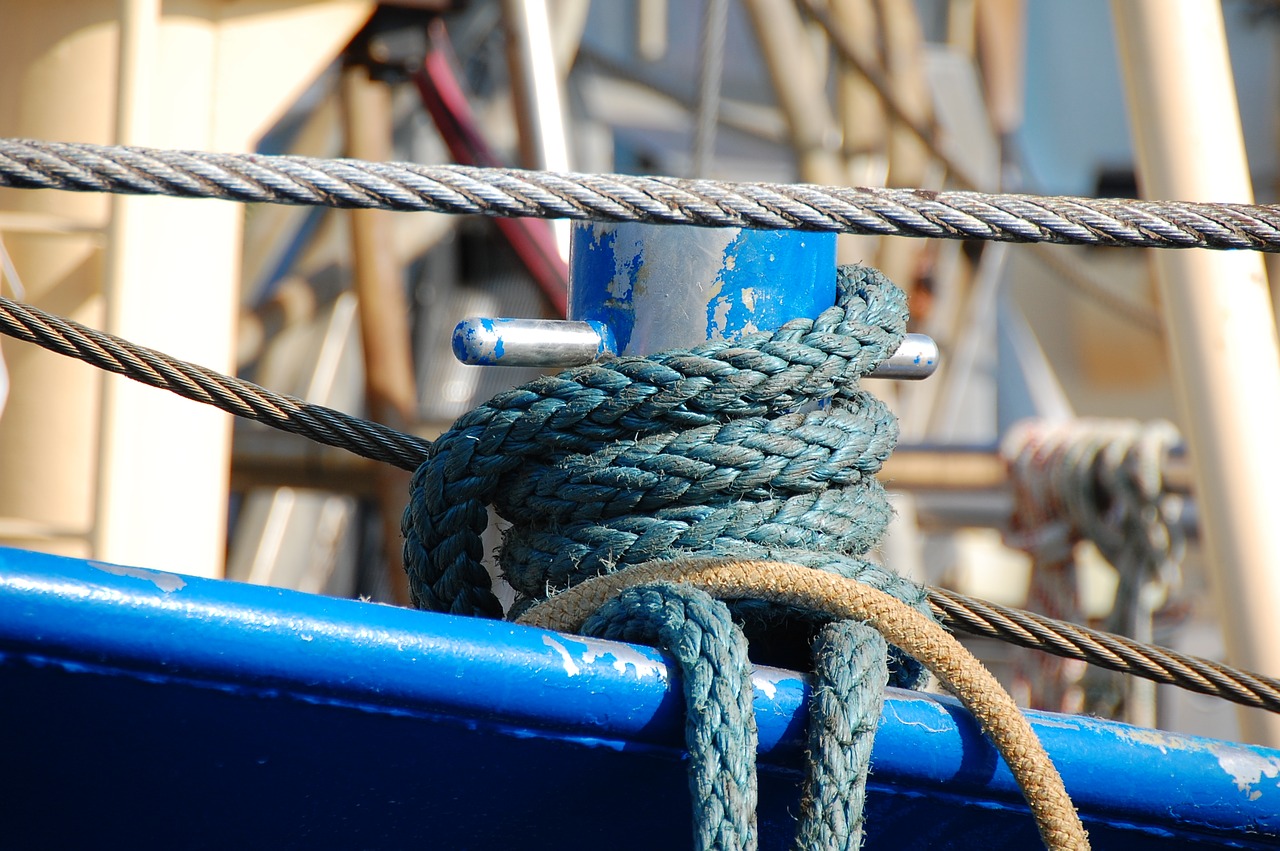 fishing boat rope breskens free photo