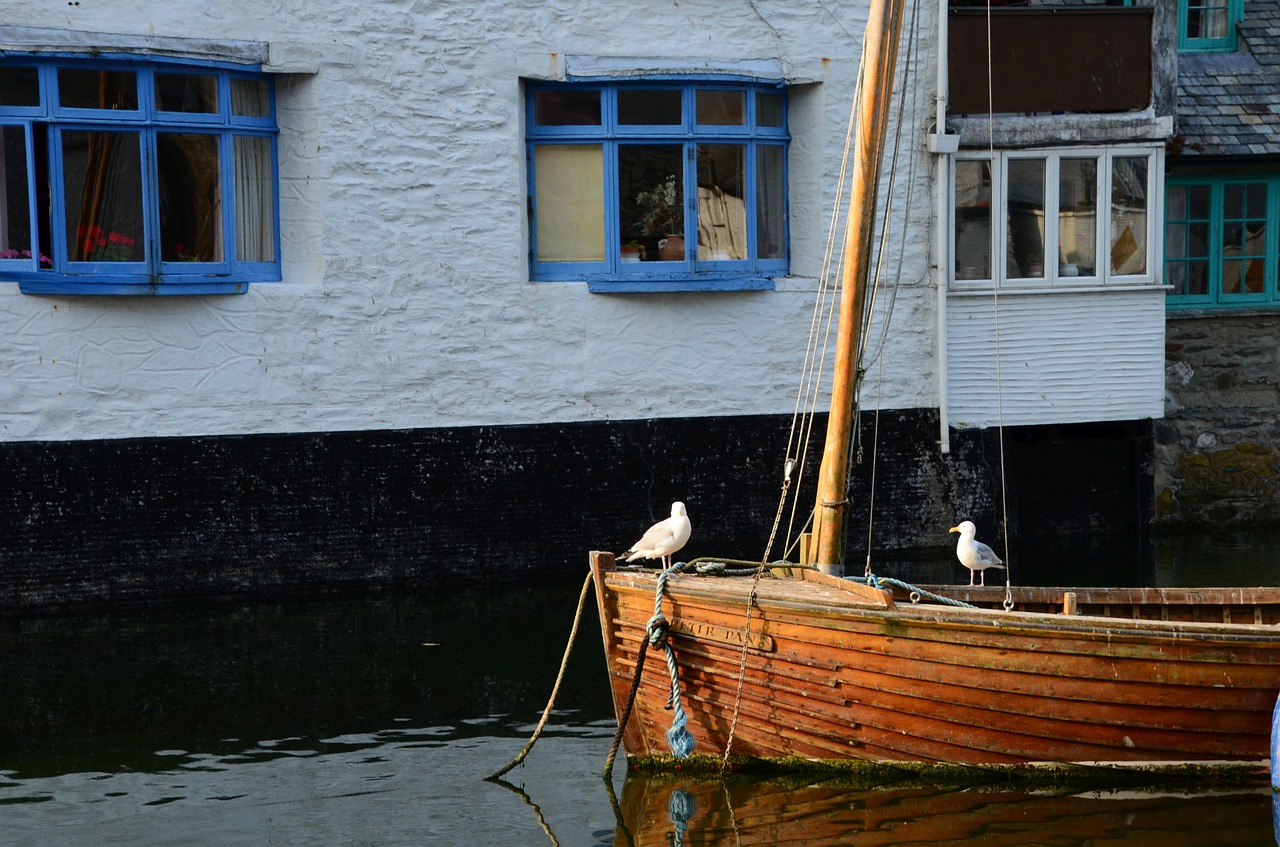 fishing boat port romantic free photo