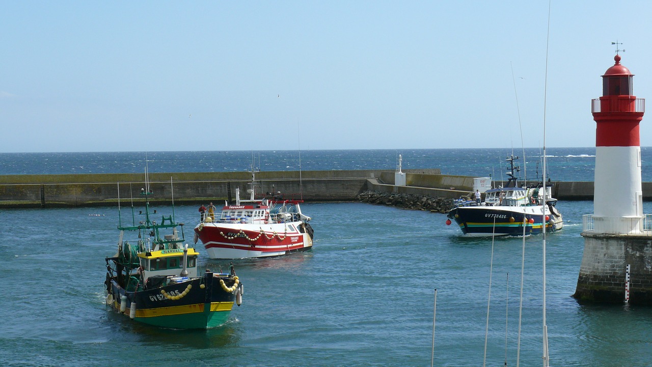 fishing boats guilvinec brittany free photo