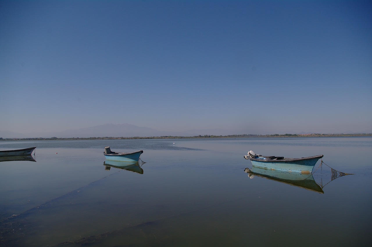 fishing boats etang south west france free photo