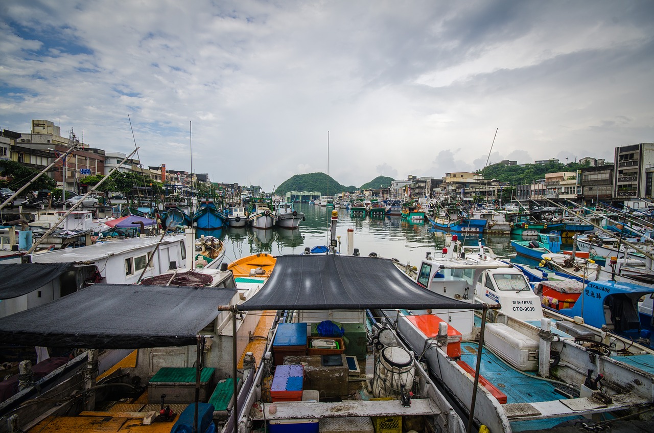 fishing boats fishing port colorful boats free photo