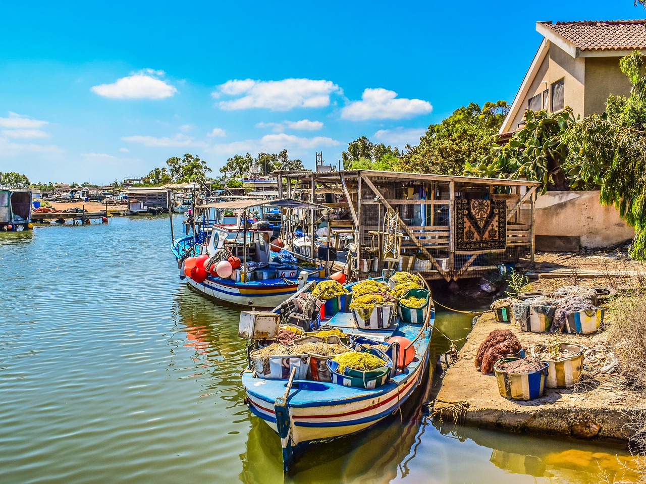 fishing boats fishing shelter picturesque free photo