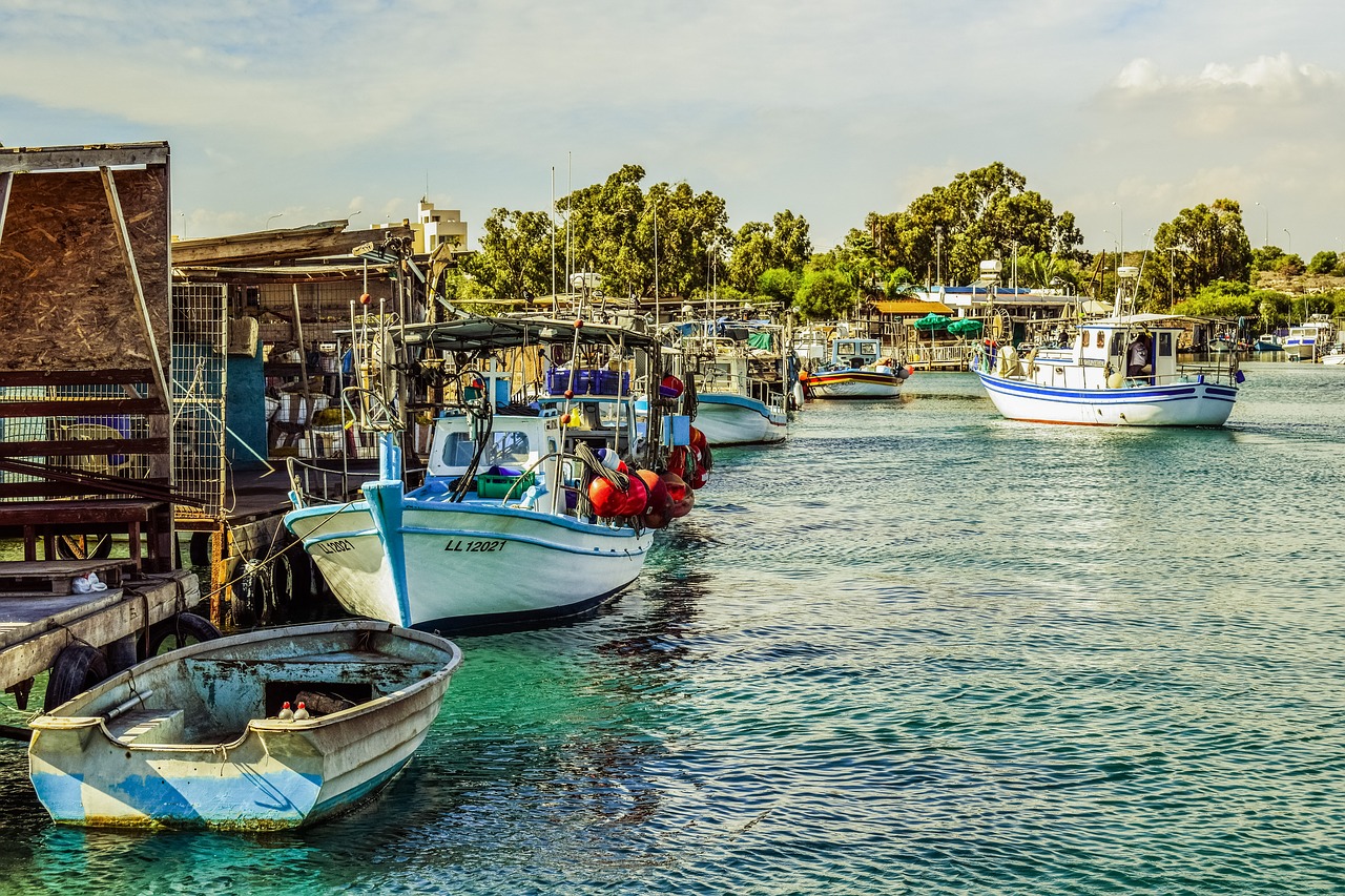 fishing boats fishing shelter picturesque free photo