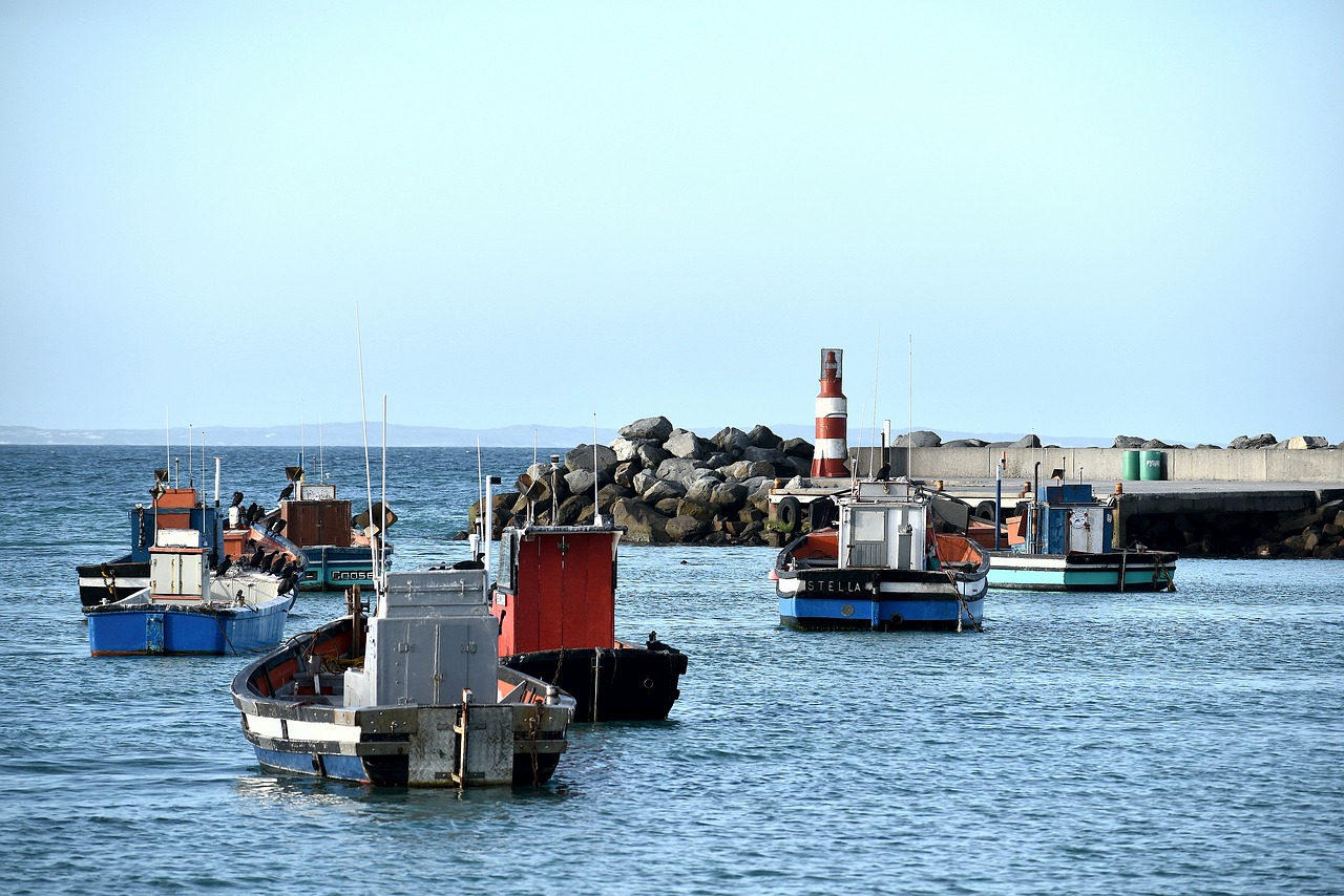 fishing boats  harbor  sea free photo