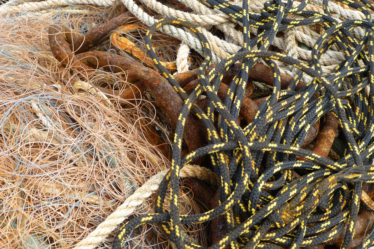 fishing net close up maritime free photo