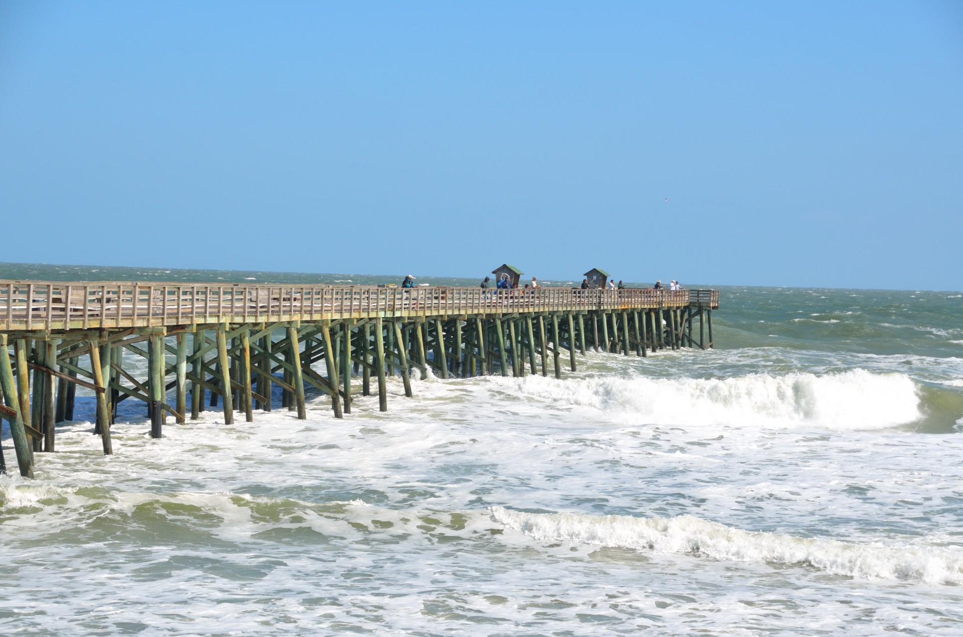 fishing pier wooden free photo