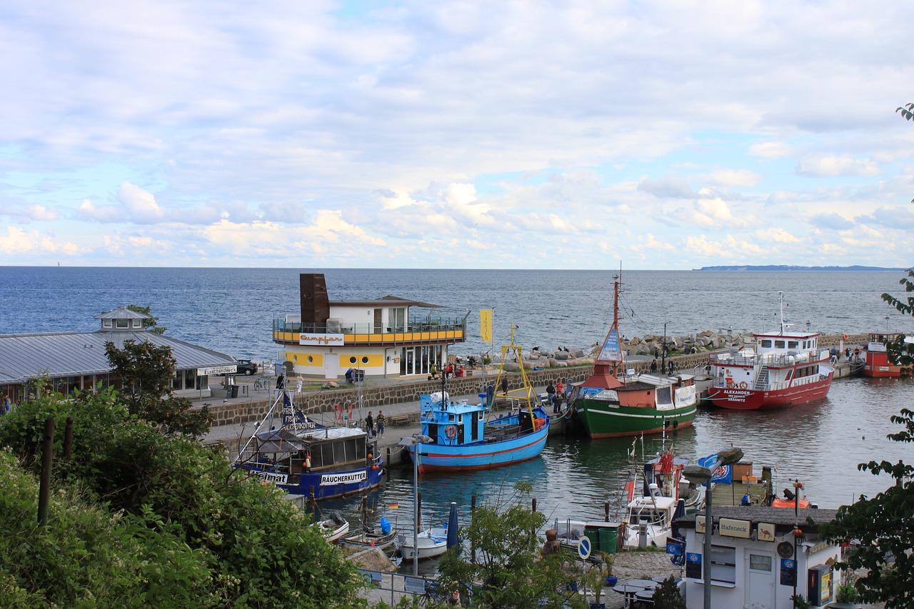 fishing port  sassnitz  rügen free photo