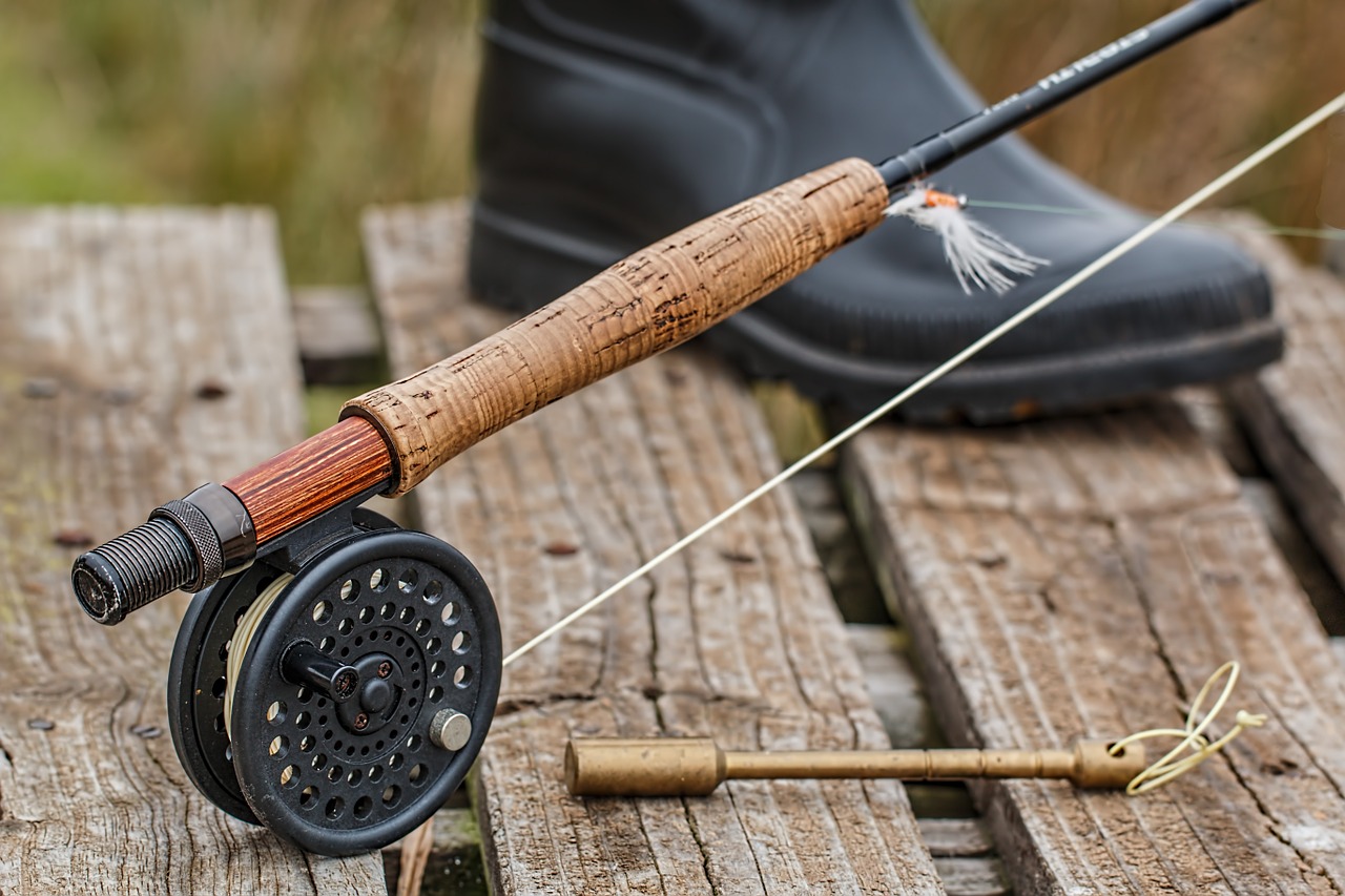 fishing rod fly fishing angling free photo