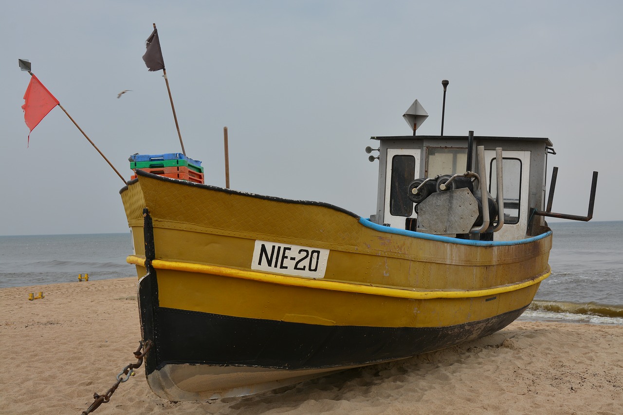 fishing vessel  cutter  beach free photo