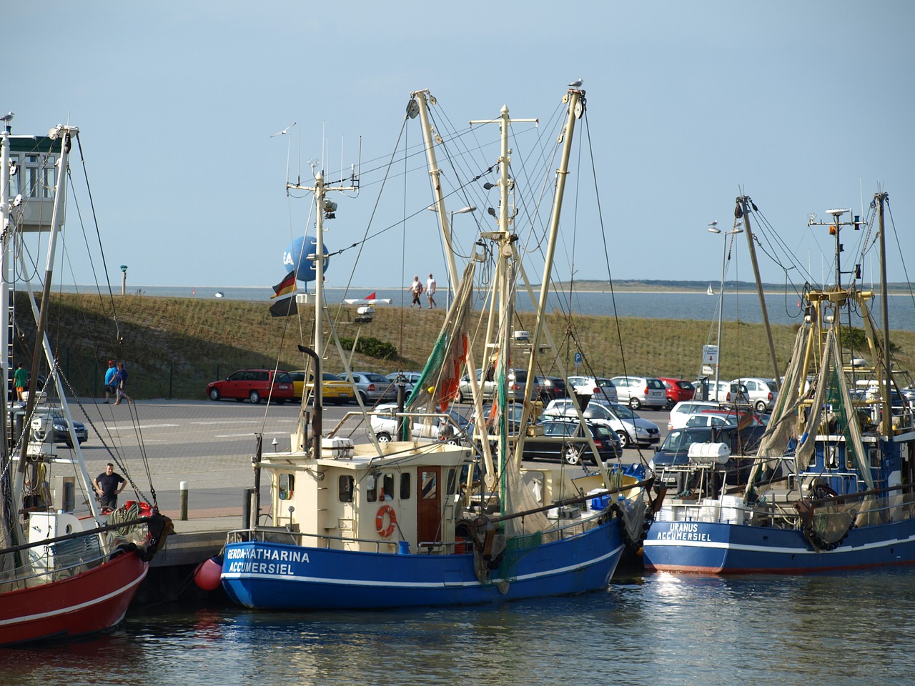 fishing vessel dornumersiel port free photo
