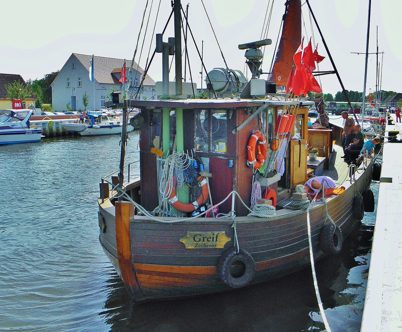 fishing vessel boot fishing boat free photo