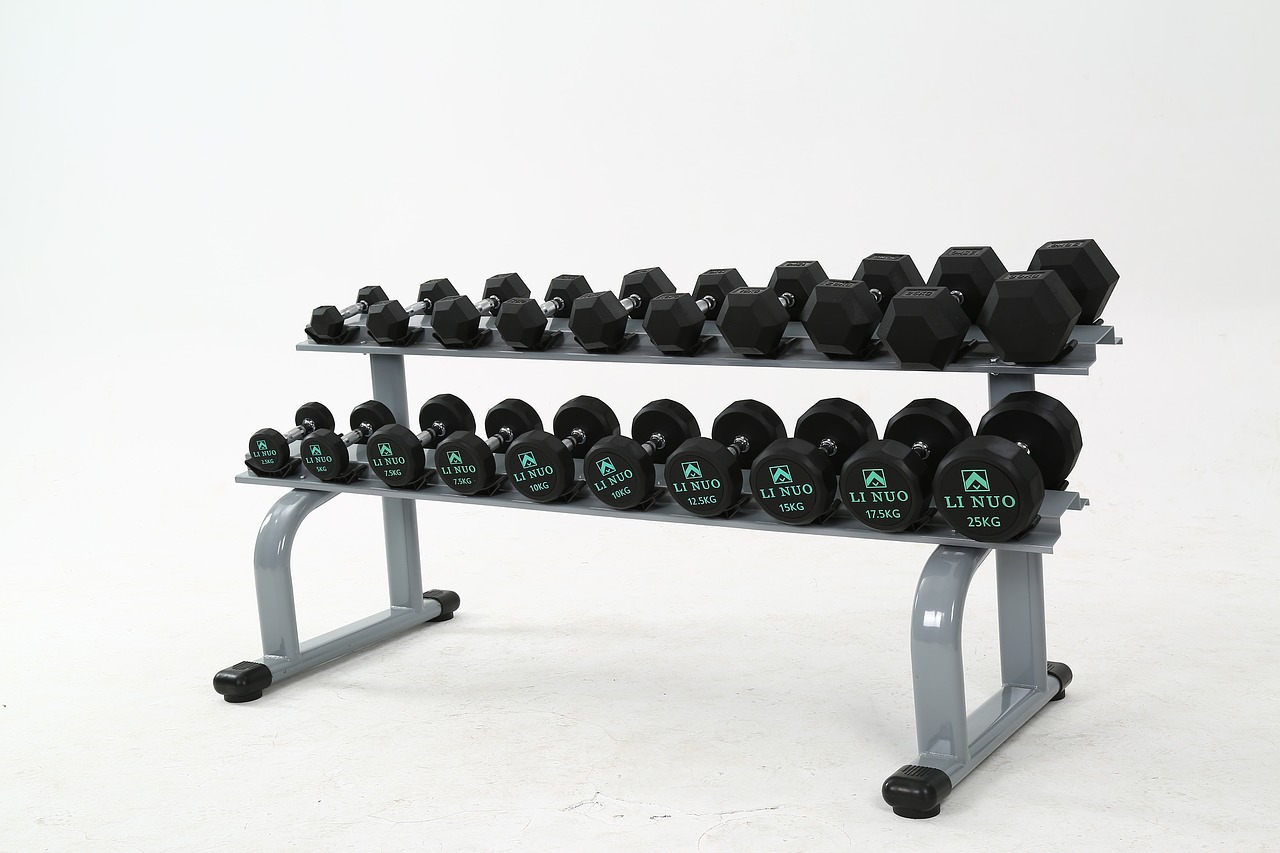 fitness equipment dumbbell a pair of free photo