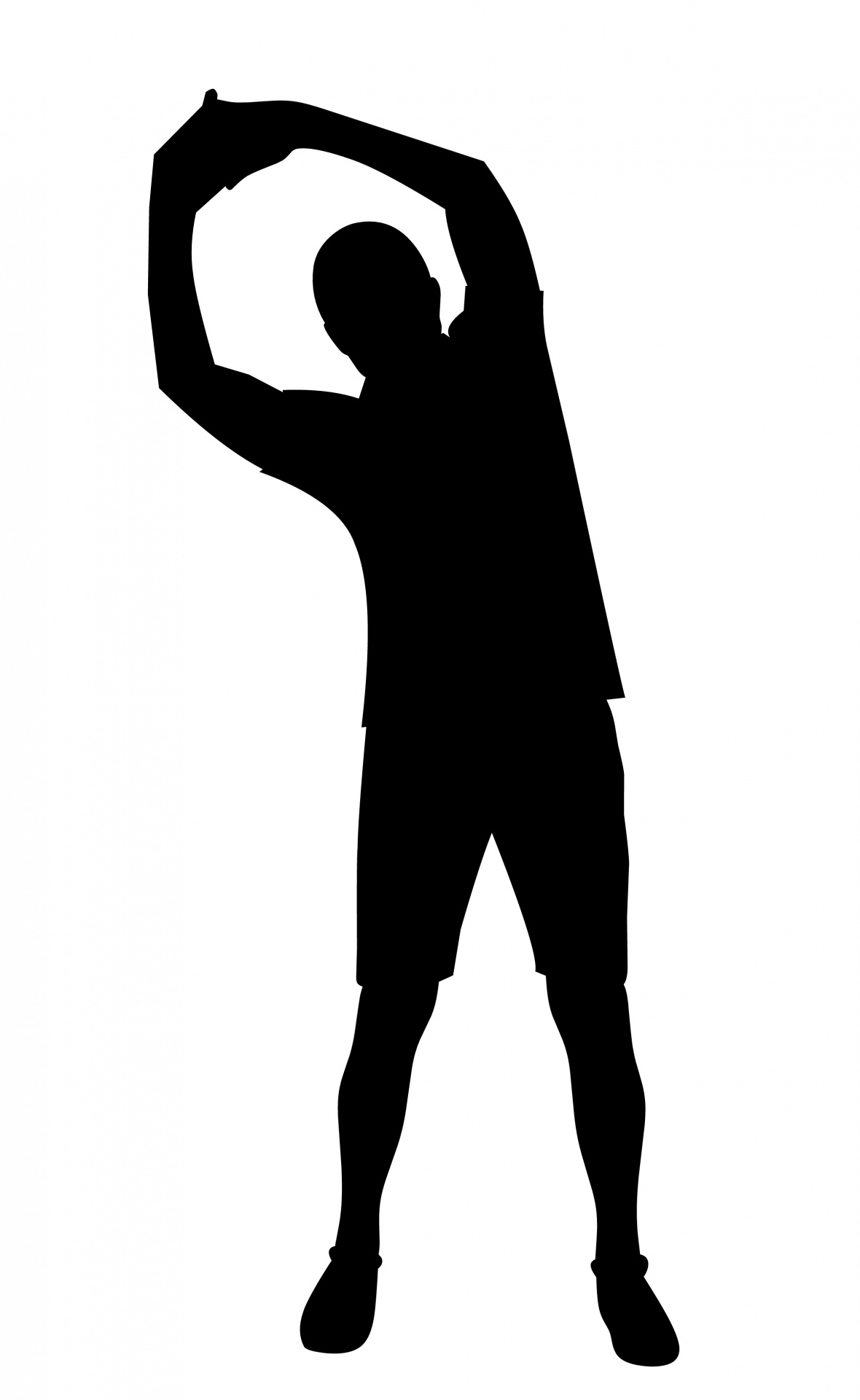 silhouette exercise fitness free photo