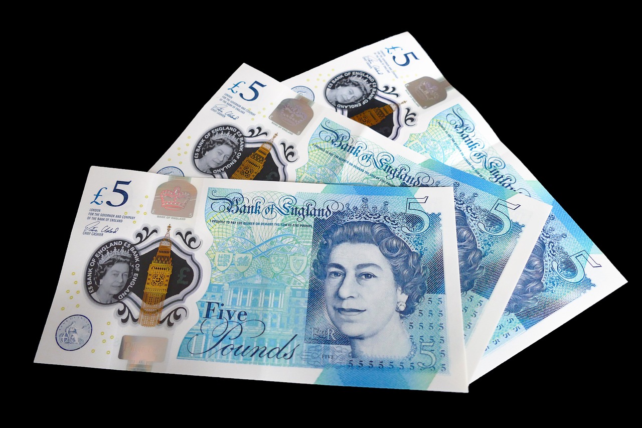 five pound note cash money free photo