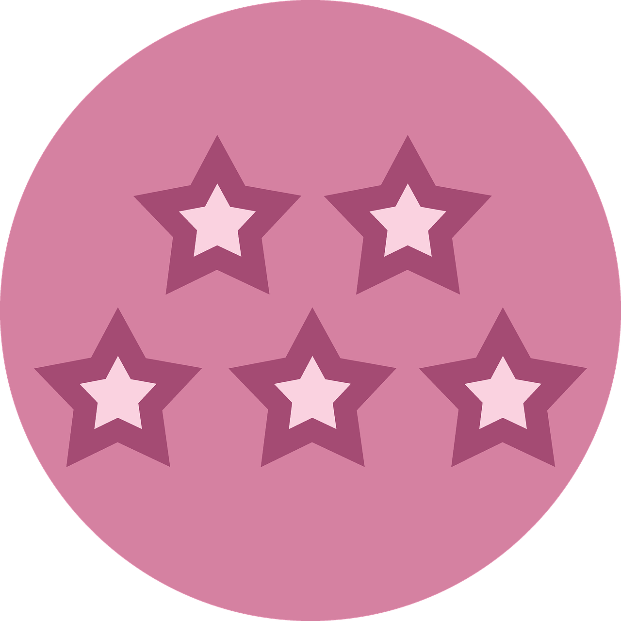 five stars star clip art free photo