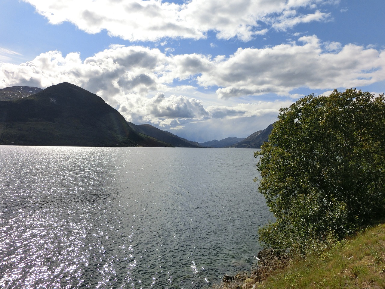 fjord lake quiet free photo