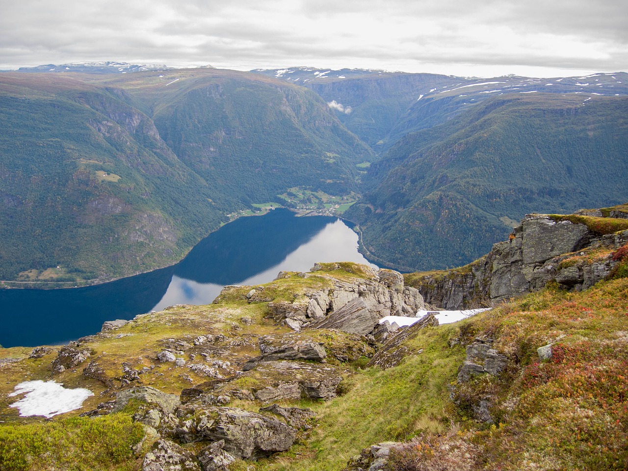 fjord valley norway free photo