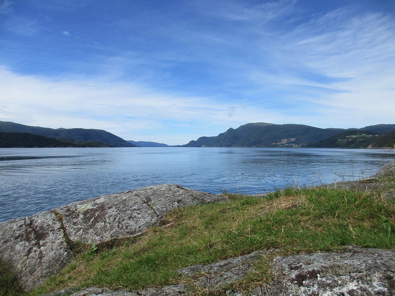 fjord fjord landscape norwegian landscape free photo