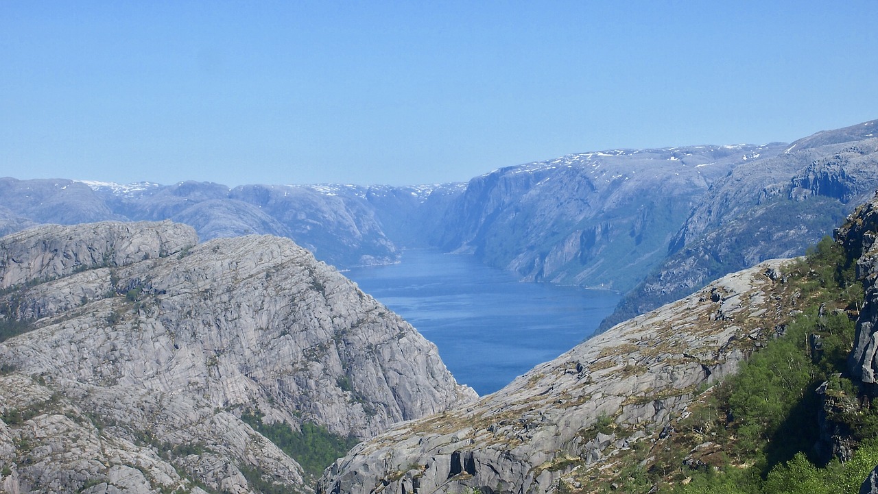 fjord norway lysefjord free photo