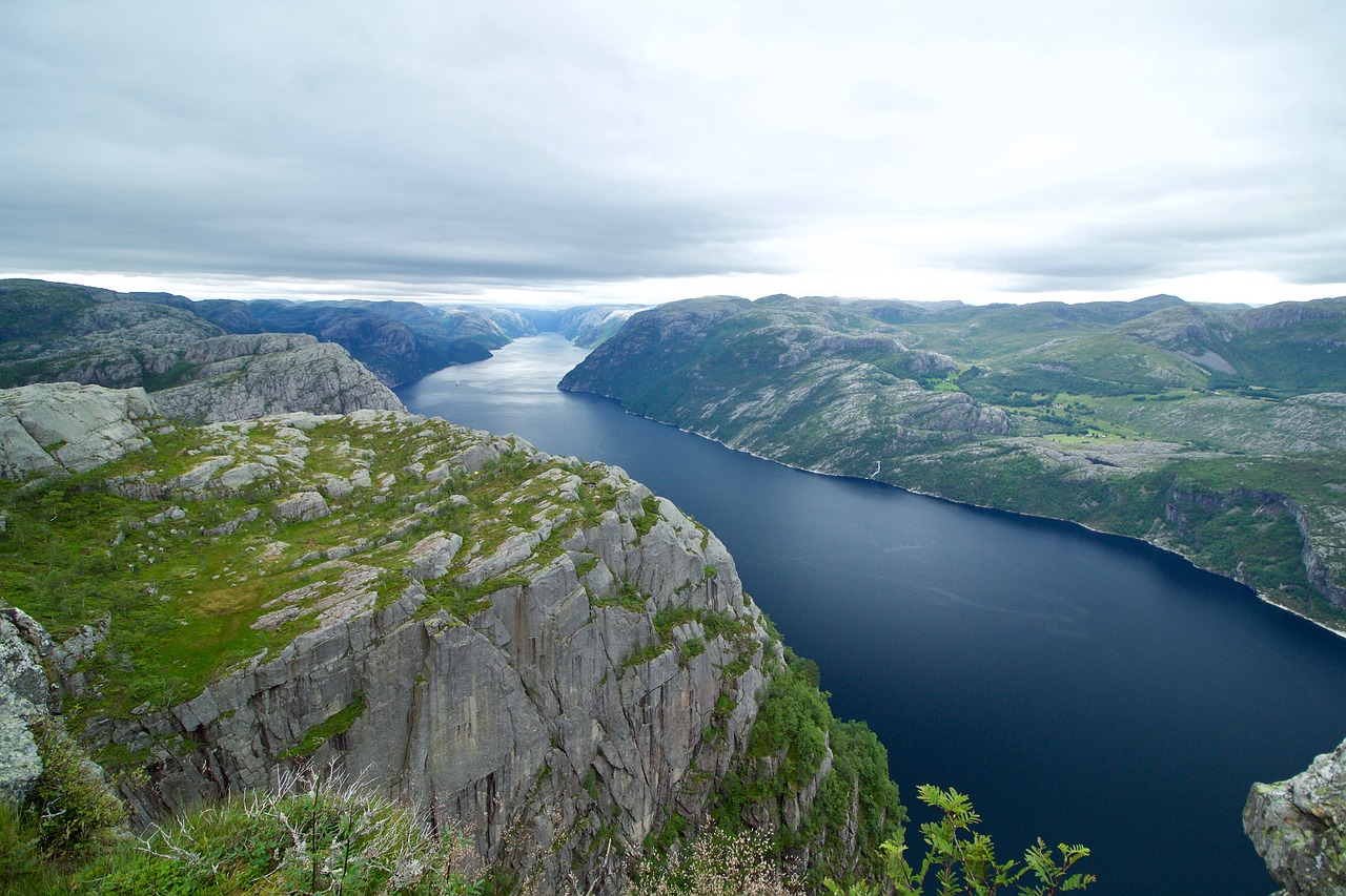 fjord norway river free photo