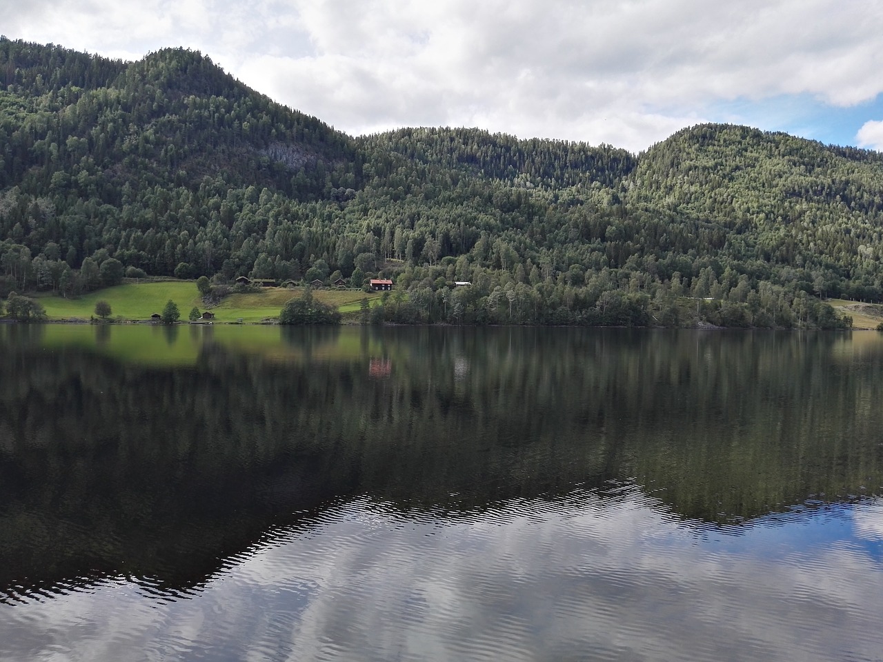 fjord lake water free photo