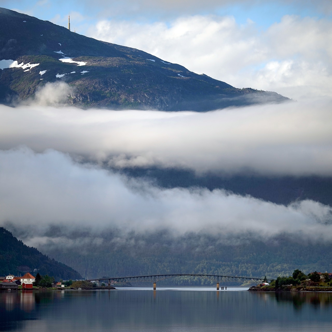 fjord  mountain  norway free photo