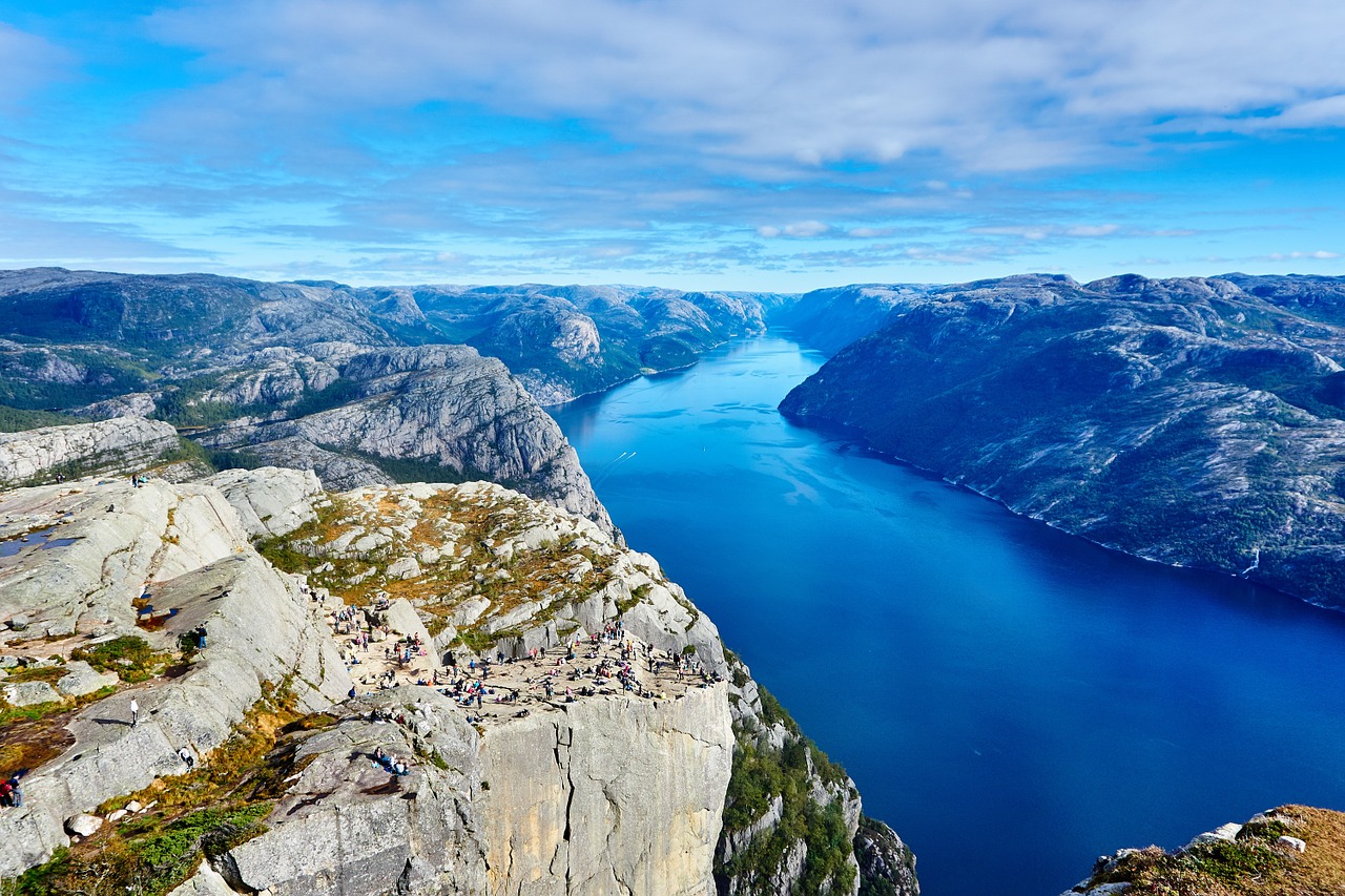 fjord norway water free photo