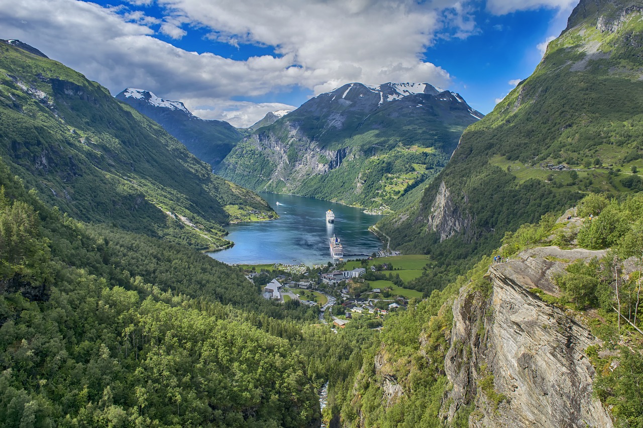 fjords  norway  landscape free photo