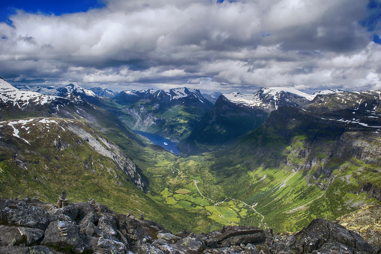 fjords  norway  landscape free photo