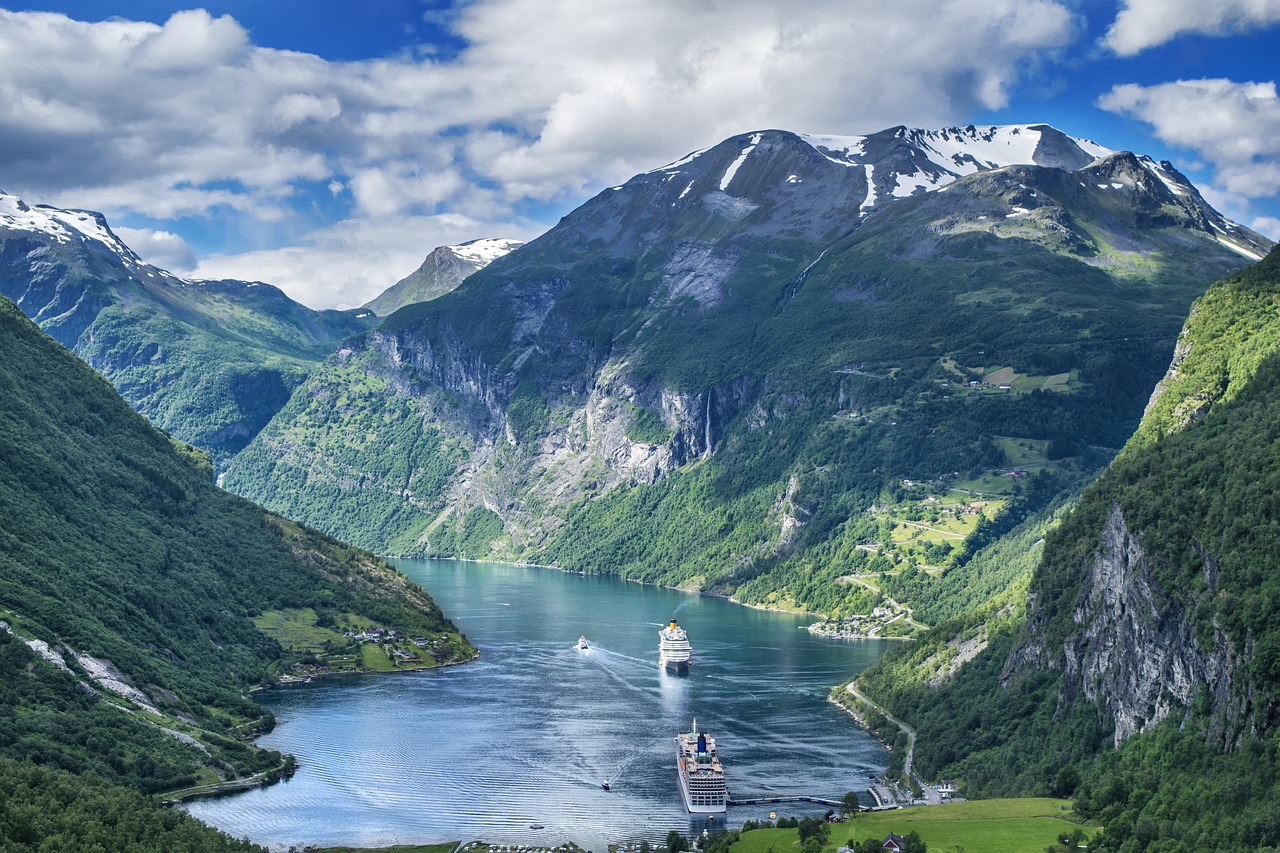 fjords  norway  landscape free photo