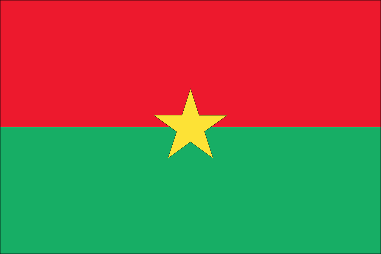 flag country burkina faso free photo